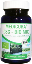 Medicura CSG Mix Chlorella+Spirulina+Zöldárpa tabletta 120 db